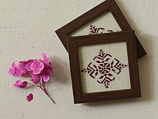 Soof | Hand Embroidered ~ Coaster (Set of Two)