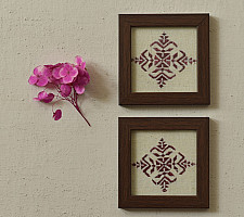 Soof | Hand Embroidered ~ Coaster (Set of Two)