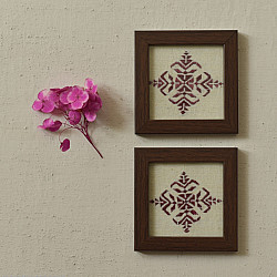 Soof | Hand Embroidered ~ Coaster (Set of Two)