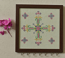 Soof | Hand Embroidered ~ Wall Hanging Key Holder (Two Options)