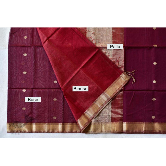 Meghaduta ❧ Maheshwari Silk Saree ❧ 3