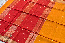 Meghaduta ❧ Maheshwari Silk Saree ❧ 14