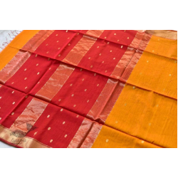 Meghaduta ❧ Maheshwari Silk Saree ❧ 14