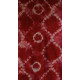 shop Handcrafted Shibori Dupatta - Red Ogee Waves, Tritik