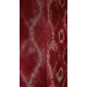 shop Handcrafted Shibori Dupatta - Red Ogee Waves, Tritik