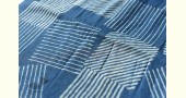 Linen Handloom Block Printed Saree with Natural Dyed 