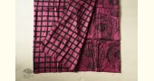 shop Natural Color . Hand Block Printed Pure Silk Saree - Purple