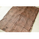 Natural Dyed . Block Printed Pure Silk Saree - Brown & Black Checks