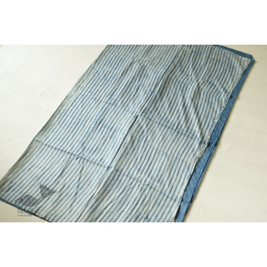 Hand Block Printed Pure Silk Saree - Natural Dyed