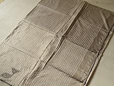 Koyal . कोयल ~ Natural Dyed . Pure Silk Saree - Light Silvery Grey