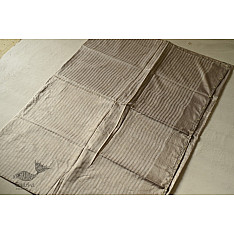 Koyal . कोयल ~ Natural Dyed . Pure Silk Saree - Light Silvery Grey
