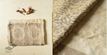 Koyal . कोयल ~ Natural Color . Pure Silk Saree - Beige