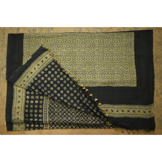 Sindhu ⚘ Ajrakh Mul Cotton Saree ⚘ Natural Dyed ⚘ { 102 }