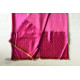 Buy Handwoven Banasari Silk Rani Pink saree