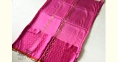Buy Handwoven Banasari Silk Rani Pink saree