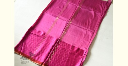 Vasudha | Handwoven Banasari Saree - Rani Pink