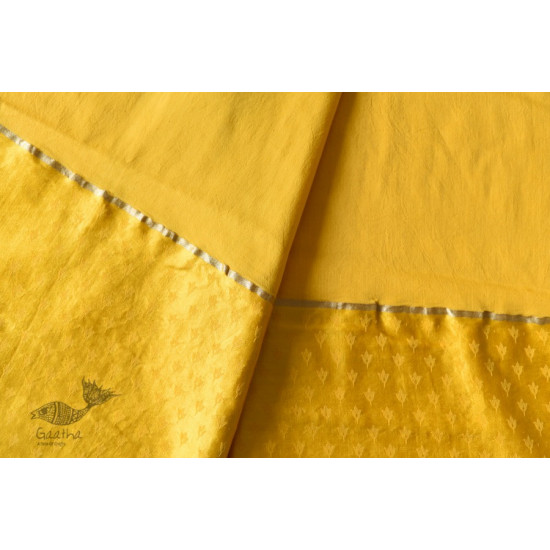 Buy Handwoven Banasari Silk saree - Yellow