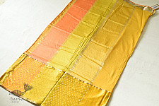 Vasudha | Handwoven Banasari Saree - Yellow