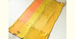 Vasudha | Handwoven Banasari Saree - Yellow