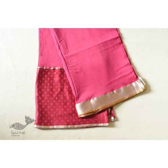 Buy Resham Zari - Banasari Silk saree Dark Pink