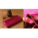 Buy Handwoven Banasari Silk Rani Pink saree