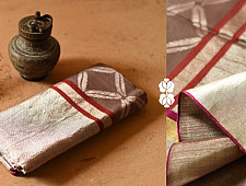 Vasudha | Resham Zari - Banasari Silk saree - Light Brown