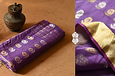 Vasudha | Resham Zari - Banasari Silk saree - Purple