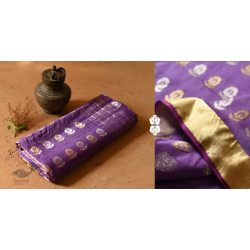 Vasudha | Resham Zari - Banasari Silk saree - Purple