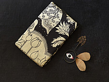 Kopal | Handmade ~ Kalamkari Silk Saree - Peacock