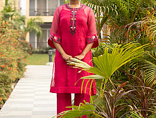 Advaya . अद्वया | Hand Embroidered Chanderi Kurta Set