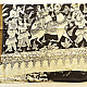 shop Handmade ~ Kalamkari Silk Saree - Shiv Barat