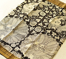 Kopal | Handmade ~ Kalamkari Silk Saree - T