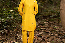 Advaya . अद्वया | Hand Embroidered Chanderi Silk Co Ord Set (Set of 2)