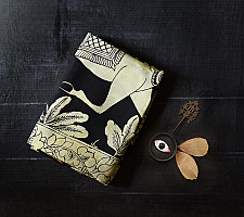 Kopal | Handmade ~ Kalamkari Silk Saree - G