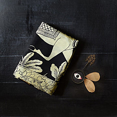 Kopal | Handmade ~ Kalamkari Silk Saree - G