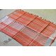 handloom linen peach color saree