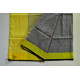 handloom linen grey saree