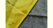 handloom linen grey saree