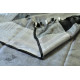 handloom linen saree - balk and silver color