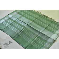 Kopal ❂ Handloom Linen Saree ❂ 6