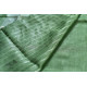 handloom linen saree - grey green color