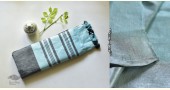 handloom pure linen blue saree
