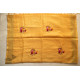 shop Handloom Linen Saree - Hand Embroidered