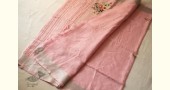 shop Handloom Linen Saree - Hand Embroidered