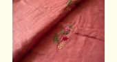 shop Handloom Linen Saree - Hand Embroidered