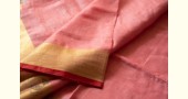 shop Handloom Linen Saree - Hand Embroidered