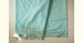 shop Handloom Organza Saree - Hand Embroidered Glass Beads