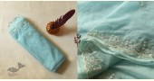 shop Handloom Organza Saree - Hand Embroidered Glass Beads