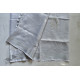  Hand Embroidered White Silver Linen Handloom Saree 