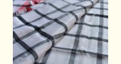 linen handloom saree - white